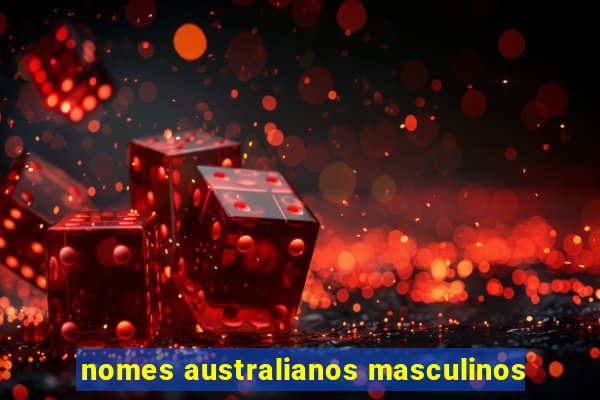 nomes australianos masculinos